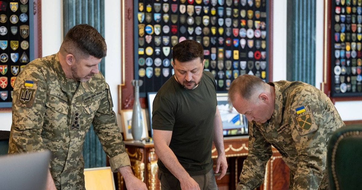 Андрій Гнатов, Володимир Зеленський та Олександр Сирський