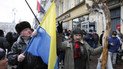Під Печерським судом збираються прихильники Саакашвілі. Поліція заблокувала в'їзди