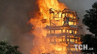 Пожежа на найвищій в Азії пагоді / © Reuters