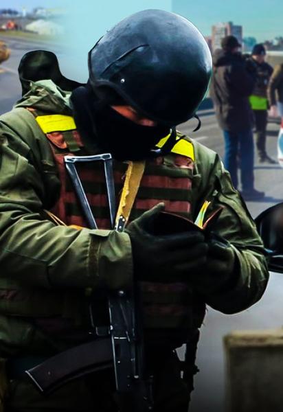 Блокпосты в Киеве
