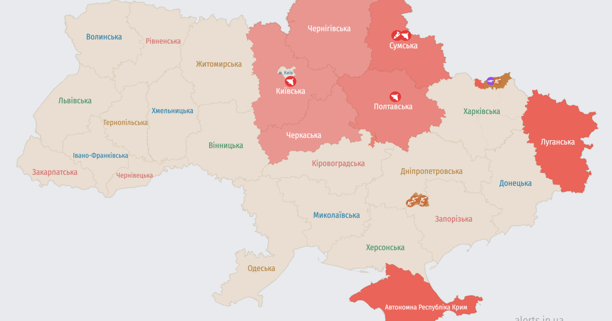 Мапа тривог