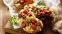 Горячие бутерброды с колбасой и картофелем