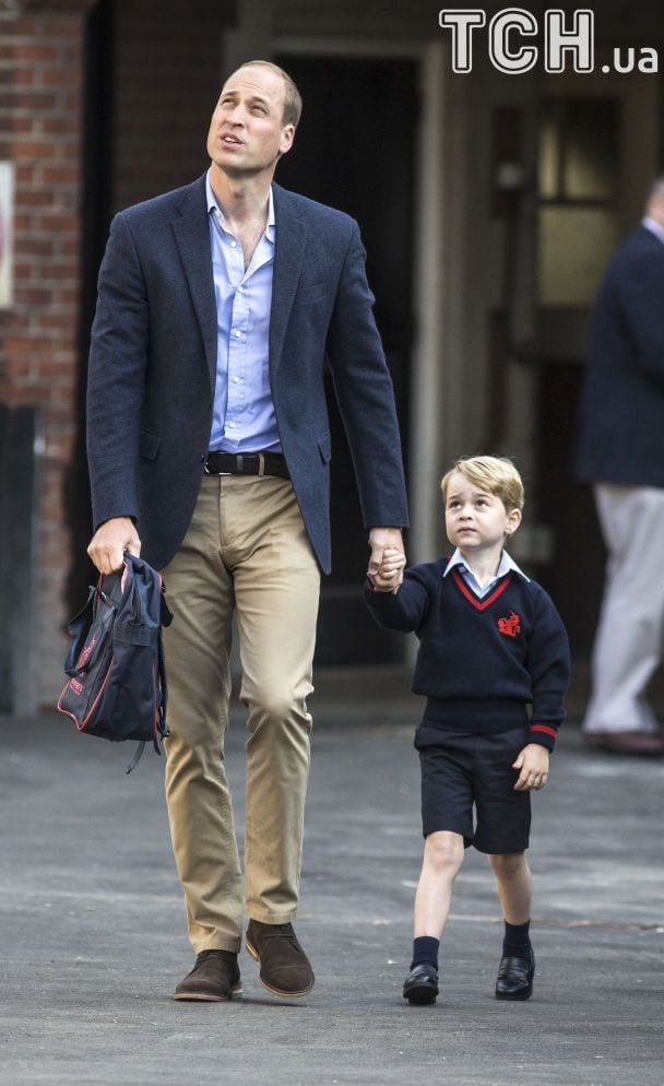 Принц Вільям відвів принца Джорджа до школи / © Getty Images