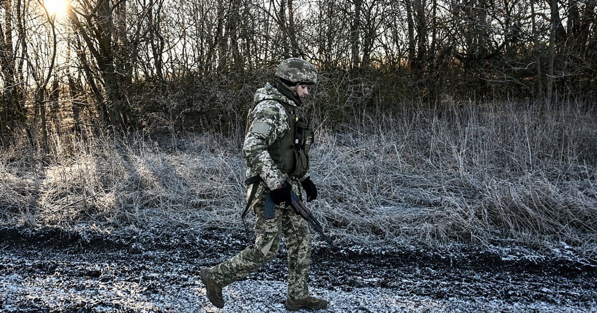 Український військовий на Покровському напрямку