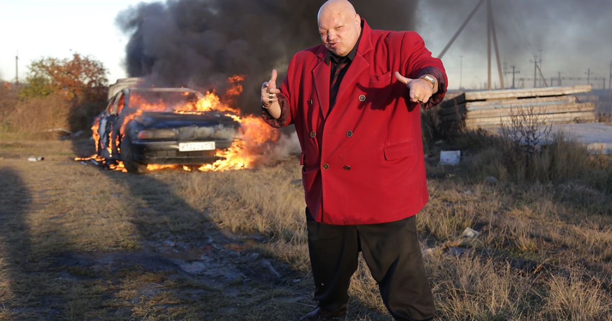 Стас Барецький своєрідно підтримав російський автопром. / © Фонтанка.ру