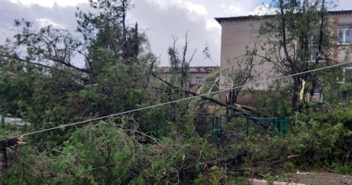 Ураган в Херсонській області