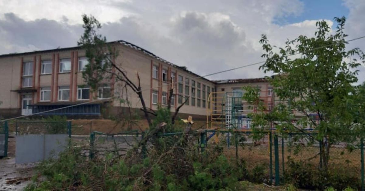 Ураган в Херсонській області / © Херсонська ОДА