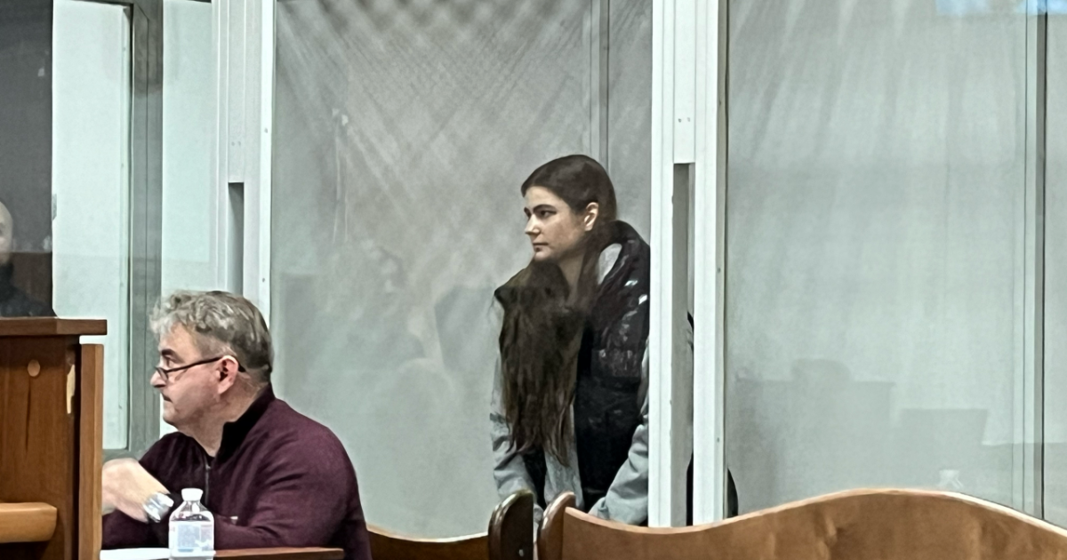 Екатерина Дагаева в зале суда