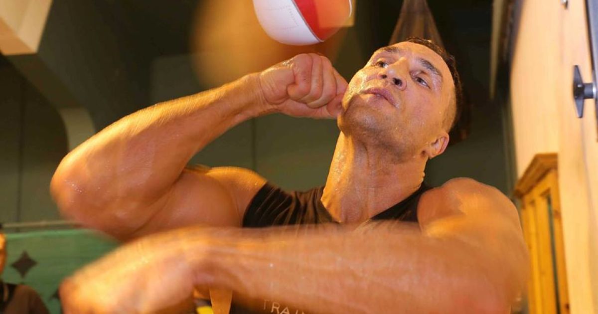 Подготовка Кличко к бою с Тайсоном Фьюри. / © Фейсбук Владимира Кличко