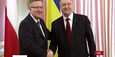 Бронислав Коморовский приехал в Киев
