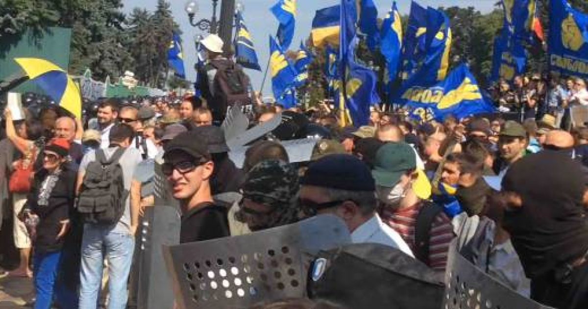 В МВД допросят участников беспорядков / © Пресс-служба МВД Украины