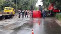 На Прикарпатье в ДТП перевернулась пожарная машина: 6 спасателей госпитализировали (фото)