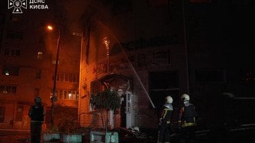Атака на Київ 20 серпня_3 / © ДСНС