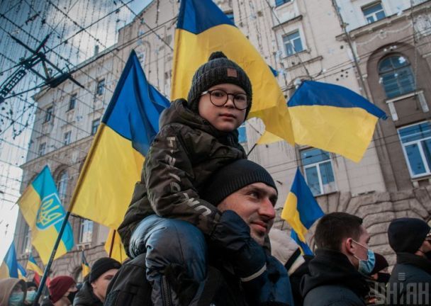 Марш єдності у Харкові. / © УНІАН
