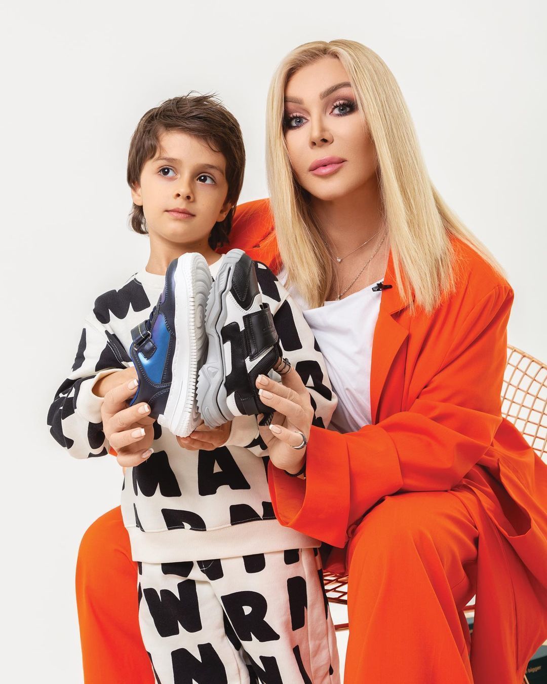 Ирина Билык с сыном Табризом / © instagram.com/bilyk_iryna