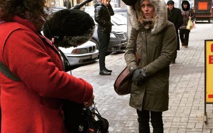 Французскую звезду Ванессу Паради увидели на улицах Киева