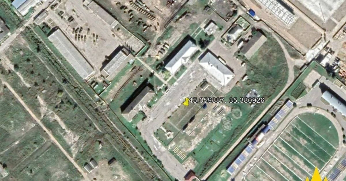 Расположение 56-го гвардейского десантно-штурмового полка РФ в Крыму