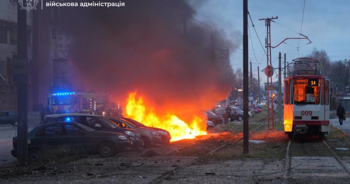 Последствия удара по Запорожью