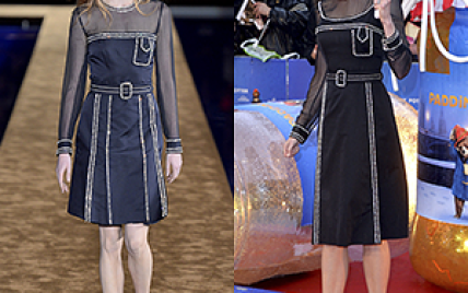 На ком лучше сидит платье от Prada весна-лето 2015?