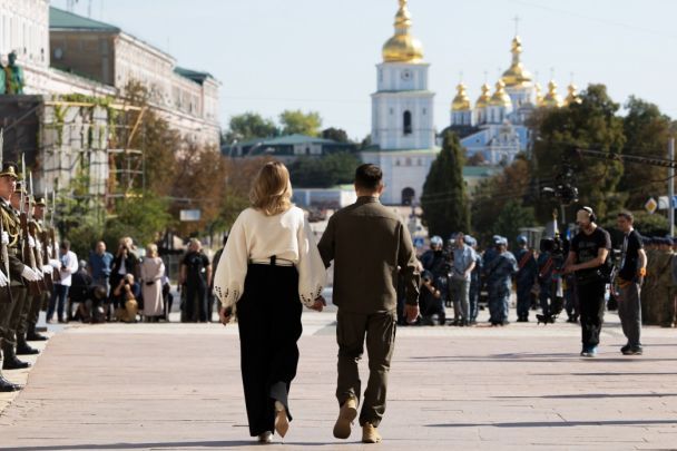 Володимир і Олена Зеленські/Фото Офіс президента / © 