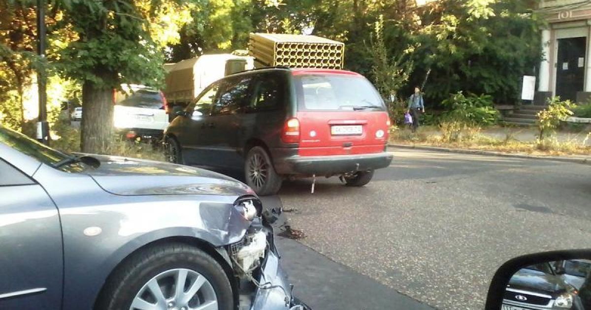 В Симферополе произошло ДТП с участием "Града"
