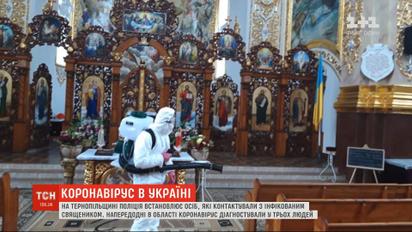 Полиция устанавливает лиц, которые контактировали с инфицированным на коронавирус священником с Тернопольской области