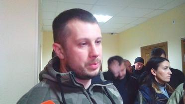 В Шевченковском суде рассматривают дело лидера &quot;Азов-Крым&quot; Станислава Краснова и его девушки / © Фото Натальи Нагорной/ТСН
