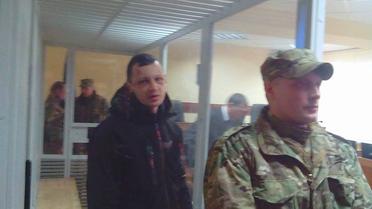 В Шевченковском суде рассматривают дело лидера &quot;Азов-Крым&quot; Станислава Краснова и его девушки / © Фото Натальи Нагорной/ТСН