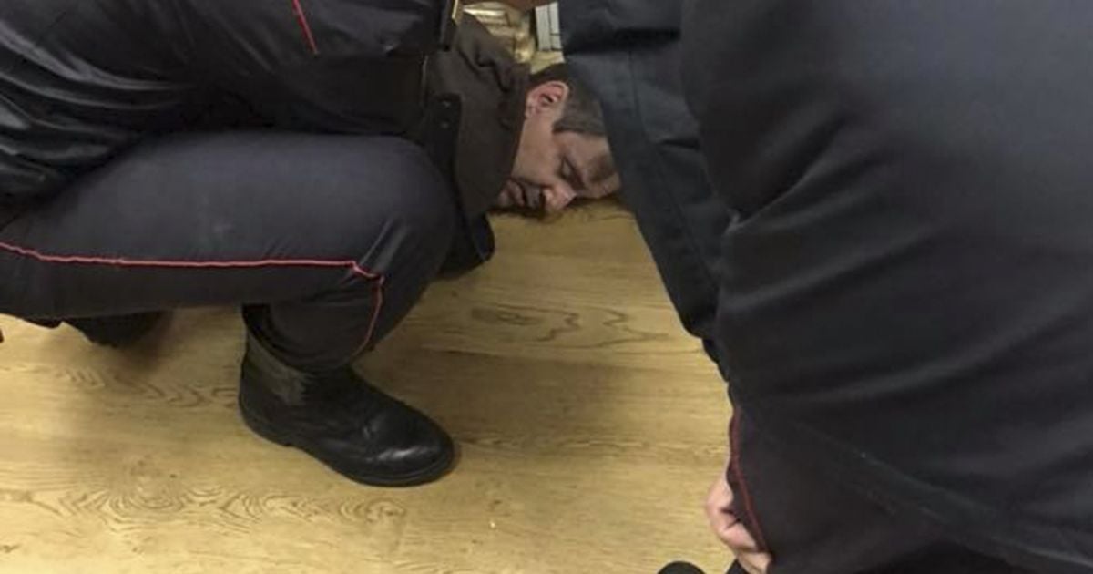 Мужчину, который совершил нападение, задержали 