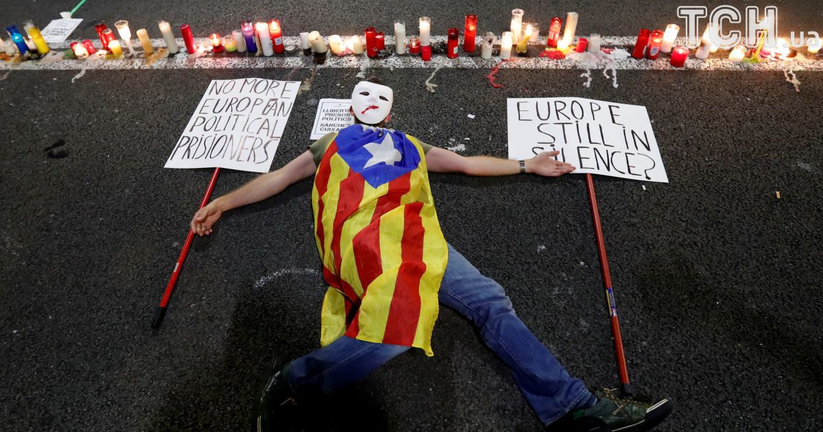 барселона, протест 17.10_12 / © Reuters