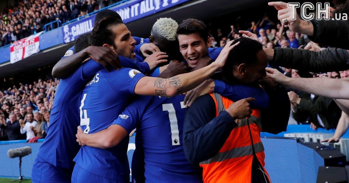 Футболісти "Челсі" відсвяткували гол разом зі стюардом