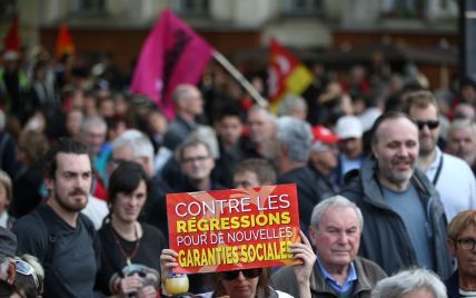 Во Франции более двадцати тысяч человек митингуют против реформы трудового кодекса