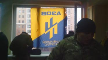 В Шевченковском суде рассматривают дело лидера &quot;Азов-Крым&quot; Станислава Краснова и его девушки / © Фото Натальи Нагорной/ТСН