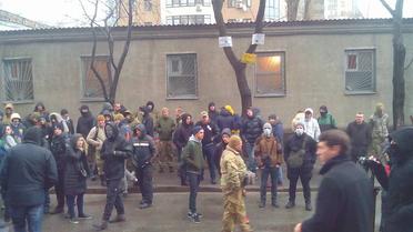 В Шевченковском суде рассматривают дело лидера &quot;Азов-Крым&quot; Станислава Краснова и его девушки / © Фото Натальи Нагорной/ТСН