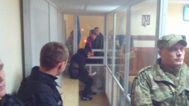 В Шевченковском суде рассматривают дело лидера &quot;Азов-Крым&quot; Станислава Краснова и его девушки / © Фото Натальи Нагорной/ТСН