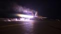 Військовий літак ВМС США стартує з авіаносця в Червоному морі