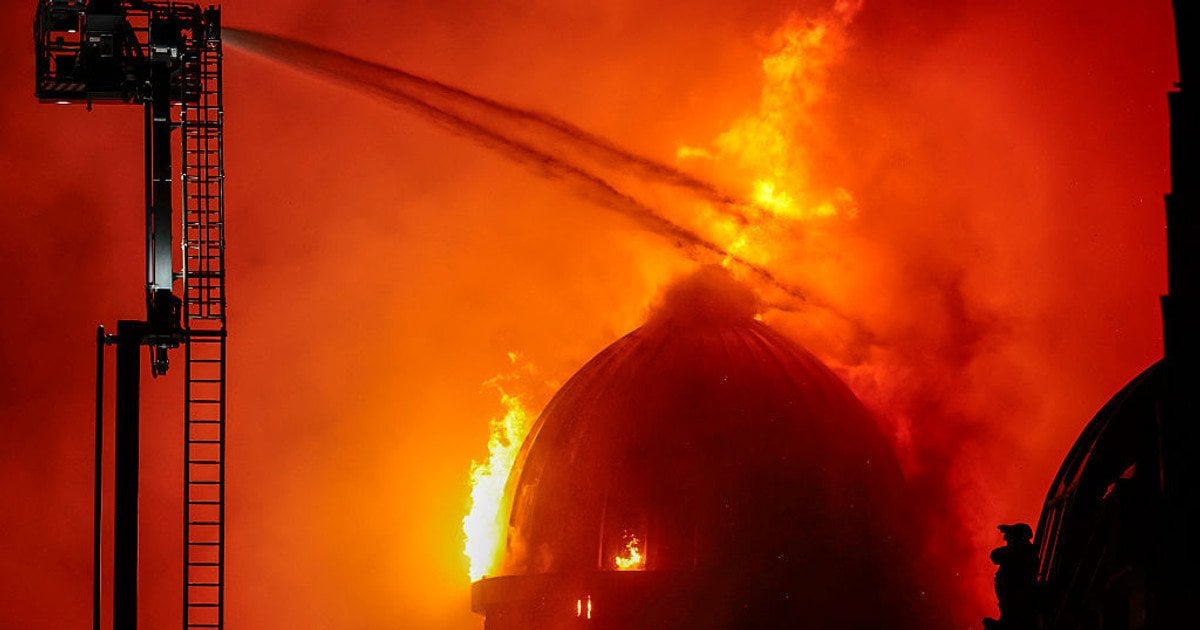 Пожежа будівлі біля головного вокзалу Глазго