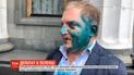 Нардеп от "ОПЗЖ" Волошин обругал и ударил мужчину, который облил его зеленкой