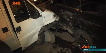 Тройная авария в Киеве: водитель протаранил два авто, но признать вину не захотел