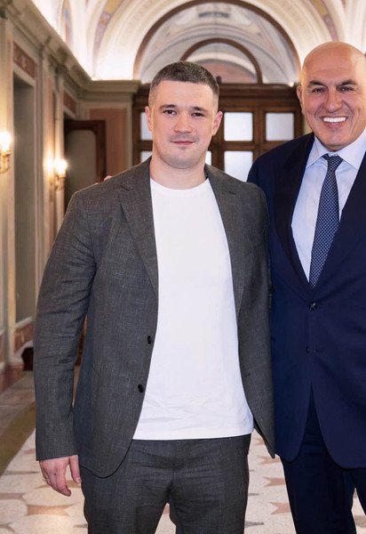 Михаил Федоров с министером обороны Италии