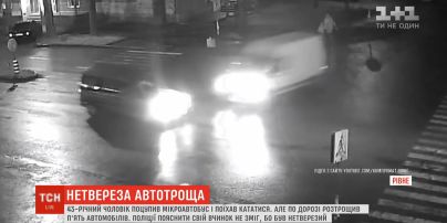 В Ровно пьяный мужчина угнал авто и попал в ДТП