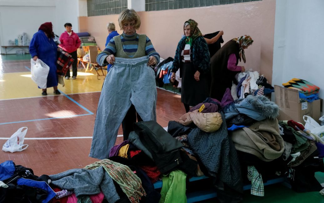 Временные приюты для эвакуированных из Калиновки. / © Reuters