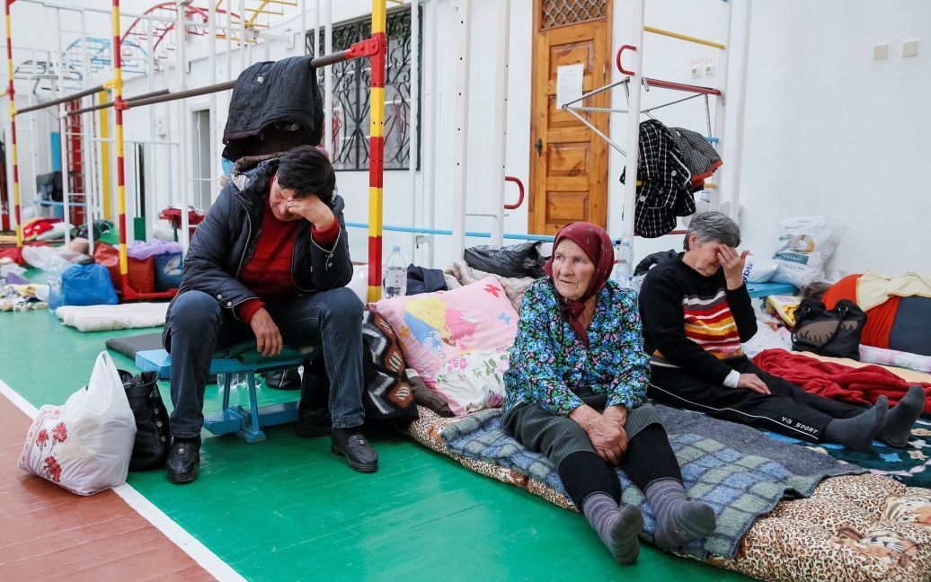 Временные приюты для эвакуированных из Калиновки. / © Reuters