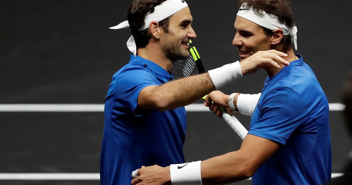 Надаль и Федерер сыграли вместе на выставочном турнире / © Reuters