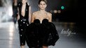 Кайя Гербер на показе Saint Laurent