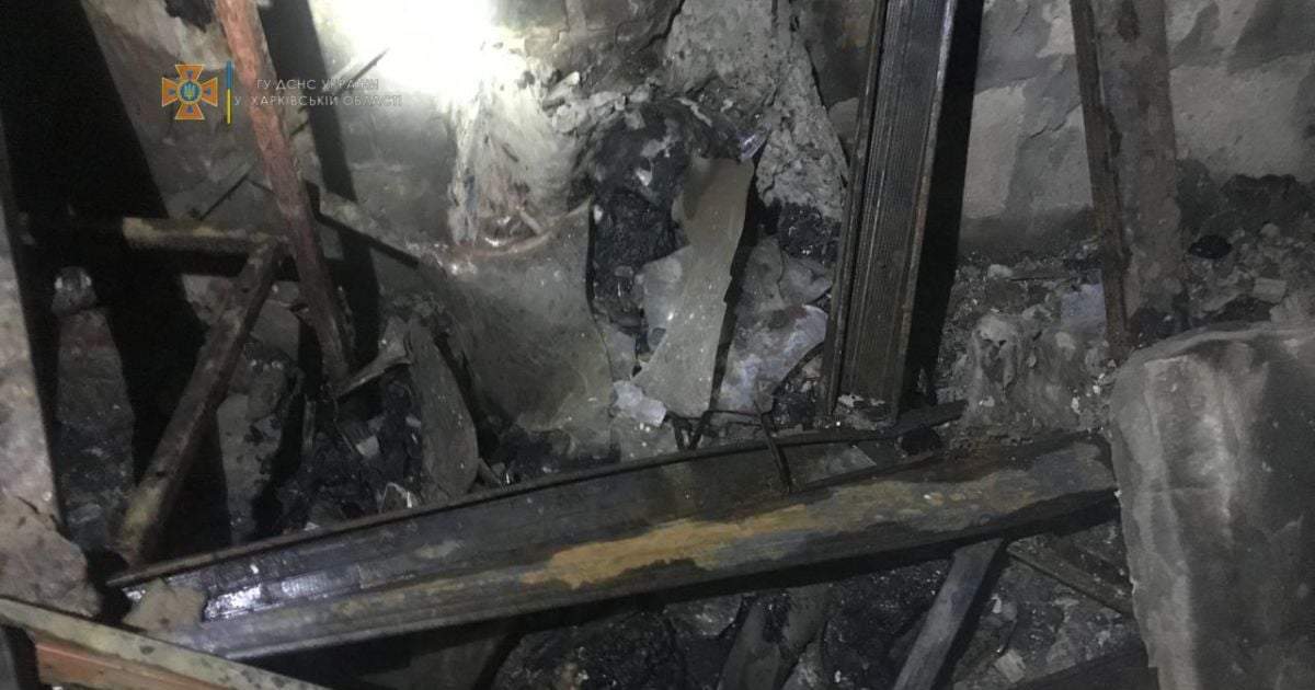 В Харькове во время пожара сгорели два человека