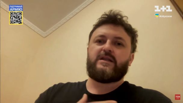 Дзидзьо в эфире телемарафона / © скриншот с видео