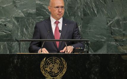 Премьер Молдовы в ООН потребовал вывести российские войска из Приднестровья