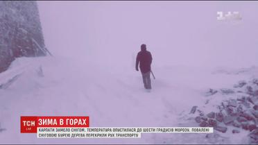 Карпати завалило снігом