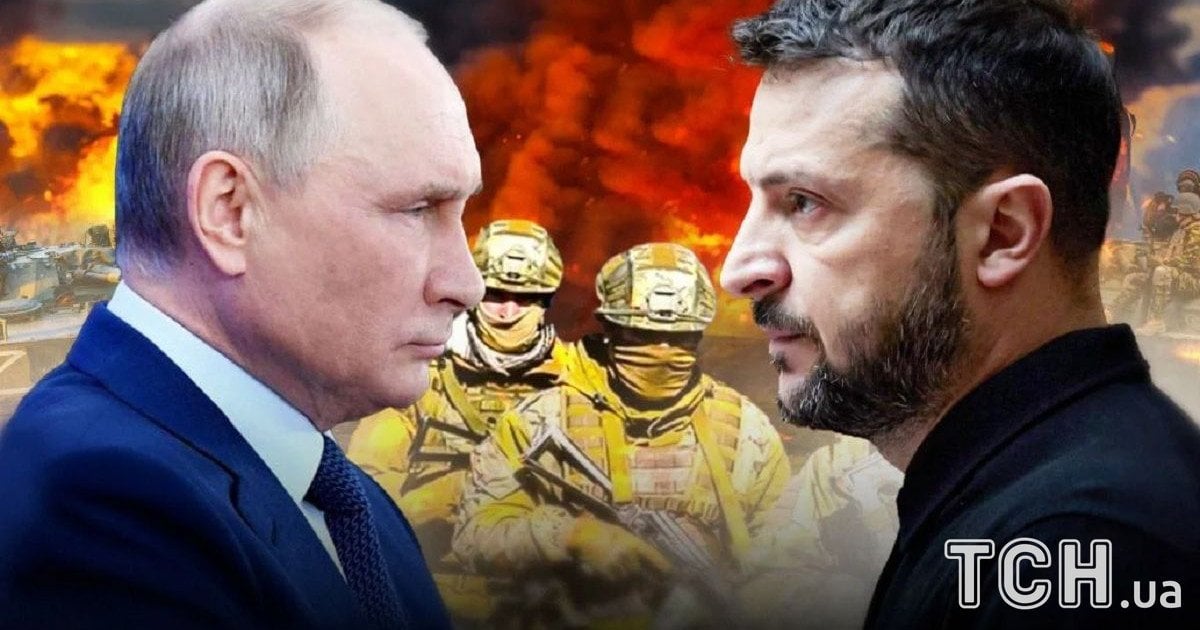 Владимир Путин и Владимир Зеленский